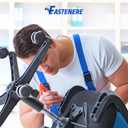 Fastenere Button Head Socket Cap Screws - 1/4-28 x 3/8" (25 Pack) Stainless Steel 18-8, Full Thread, Bright Plain Finish, Corrosion-Resistant, Machine Thread, Easy to Install w/Allen Socket Drive