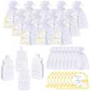 50 Sets Baby Shower Favors Refreshing Baby Bottle Soaps Perfect for Guests Gifts with Organza Bags Thanks Cards Game Prizes Birthday Party Decoration(white) (0.04 Ounce (Pack of 50))
