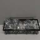 EUDELE Adhesive Shower Caddy, 5 Pack Rustproof Stainless Steel Bath Organizers With Large Capacity, No Drilling Shelves for Bathroom Storage & Home Decor (Black)