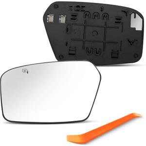 SNEMEEY Driver Side Mirror Replacement for 2006 2007 2008 2009 2010 Ford Fusion, Left Side Mirror Glass Power Heated with Backing Plate