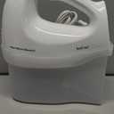 Hamilton Beach 6-Speed Electric Hand Mixer with Whisk, Traditional Beaters, Snap-On Storage Case, 250 Watts, White