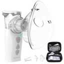 Portable Nebulizer for Adults & Kids, Auto-Cleaning Rechargeable Handheld Mesh Nebulizer Machine, Travel & Home Use, Fast Relief for Breathing Problems, Ultra Quiet