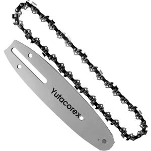 8inch Chainsaw Guide Bar and Chain Combo,Replacement Accessories Fits PORTLAND 56808;68862;62896;63190,Fits SunJoe SWJ800E;SWJ802E,Fits WEN 4019;Fits CRAFTSMAN CMCCSP20B;Fits BAUER 64996