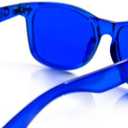 GloFX Blue Color Therapy Glasses Chromotherapy Mood Boosting Glasses