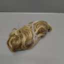 CJL HAIR Claw Clip Short Ponytail Hair Extensions DIY Bendable Metals Messy Bun Hair Piece for Wonen Wavy Curly Synthetic Fake Hairpieces Gloden Blonde and Beach Blonde Tips