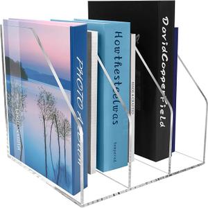 Acrylic Paper Tray Stackable Letter Organizers, Clear Paper Desk Organizer, 3-Tier, Desk A4 File Holder for Office Document Desktop File