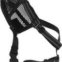 Soft Mesh Dog Muzzle for Large Dogs Breathable Pet Mask Adjustable Face Guard for Puppies, Size: M