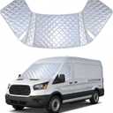Custom Fit RV Windshield Cover for Mercedes Sprinter Van 2007-2026 All-Weather Sunshade for Blackout Privacy, Waterproof and Durable