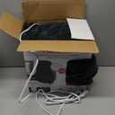 Sunbeam Electric Heated Throw Blanket Oversize Grey stone Microplush 4 Heat Settings