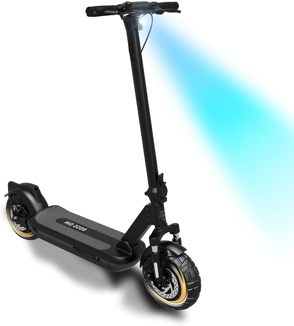 H-1 Pro Series Boss Dual Motor Foldable Electric Scooter with 1,600W Motor, 28 mph Max Speed, 10 Self-Sealing Tubeless Tires, and 40 Mile Range