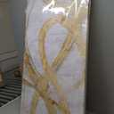 VAYIMDH Decorative Wall Art Line Painting Prints on Canvas White Living Room Wall Decor 24"x 48" Abstract Artwork Gold Picture Wall Decor for Bedroom