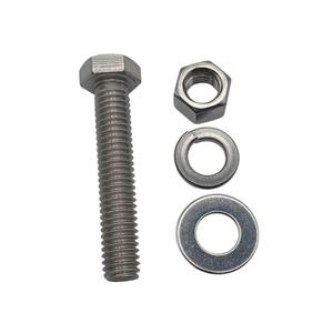 2 x (6 Sets) 3/8"-16 x 1-3/4" Stainless Steel Hex Head Screws Bolts, Nuts, Flat & Lock Washers, 18-8 (304) S/S, Fully Threaded by MetalSpacersOnline