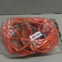 HUANCHAIN Indoor Outdoor Extension Cord 50 ft Waterproof, 16/3 Gauge Flexible Resistant Appliance Extension Cord Outside, 13A 1625W 16AWG SJTW, 3 Prong Electric Cable Orange, ETL