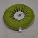 ANWA Adjustable Cat Cone Collar Soft, Cute Cat Donut Collar After Surgery, Kitten Recovery Cones to Stop Licking (Large, Kiwifruit)