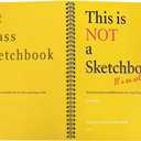 Drawing Sketchbook,This is Not A Sketchbook, It's an Art Class, A Painting Art Book About How to Draw, Spiral-Bound Workbook Interactive Coloring Book for The Aspiring Artist