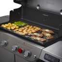Weber RustResistant Outdoor Griddle Insert, FullSize Pre-Seasoned Carbon Steel Griddle for Genesis 400 Series Gas Grills