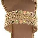 KENSIE Women's Mina Flat Sandal Size 7