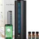 2026 Portable Waterless Diffuser, 1700 Sq Ft Hotel Collection Diffuser, 100ml Scent Air Machine for Home Cold Air Essential Oil Diffuser for Large Room Office, Quiet (Black)