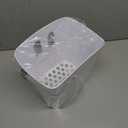 Ubbi Freestanding Bath Toy Organizer Bath Caddy with Removable Drying Rack Bin and Scoop for Toddlers and Baby, Gray