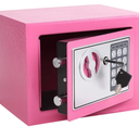 Electronic Deluxe Digital Security Safe Box Keypad Lock Home Office Hotel Business Jewelry Gun Cash Use Storage (Pink)