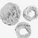 Cat Tunnel Bed Soft Plush Washable Multifunctional Folding Round Pet Tube Toy for Indoor Cats