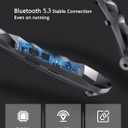 Neckband Bluetooth Headphones, Retractable Headphone Bluetooth 5.3 & IPX5 Waterproof, Neckband Headphones 18H Playback with ANC for Fitness/Office