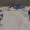 Irtysh Girl Blue Dress White Apron Halloween Cosplay Costume With Bow Hair Band Stockings Set (9-10 Years)