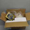 Gold Wall Sconce Lighting Modern Wall Sconce, Modern Bathroom Vanity Light Fixture Dimmable with On Off Dimmer Switch Linen Fabric Shade for Living Room Hallway Bedroom (1 Pack)