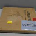 AMBIRD Wooden Step Stool, 15.75'' H 300 lbs Capacity with Safety Non-Slip Pads and Handles, Kitchen Step Stools, Bamboo Step Stool for Bathroom, High Beds (White)