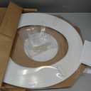 Mayfair Linden Slow Close Toilet Seat, Non Slip Heavy Duty Wood, Easy Install, Round, White