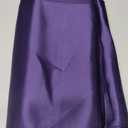 Purple Satin Table Runner Bulk 12 x 108 Inch Long Table Runners Bright Smooth Fabric Tablecloth for Wedding Banquet Birthday 4th of July Patriotic Summer Party Decorations