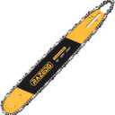 18 Inch Chainsaw Bar and Carbide Chain Combo, .325" Pitch, 050" Gauge, 72 Drive Links Fits Husqvarna 435, 440, 545, 345, 350, 51, 55 RANCHER, and 550XP (1 bar + 1 carbide chain)