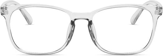livho Sleep Glasses for up to 99.9% Blue Green Light Blocking for Computer Gaming, Dual Coatings Red Lens, for Women & Men, Transparent