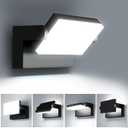 Dream Eeve 60W LED Outdoor Wall Lights 360Â° Rotatable Flood Lights Outdoor Modern Commercial Security 5000K IP65 Waterporof Wall Mounted Light for Garage Barn Porch