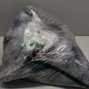 FJZFING Tie-Dyed Dark Grey Round Rug Ultra-Soft Plush Modern 5x5 Circle Area Rug for Kid's Bedroom, Fluffy Shag Circular Rug for Nursery Room, Non-Slip Tie-Dyed Dark Grey Rug for Teen's Room