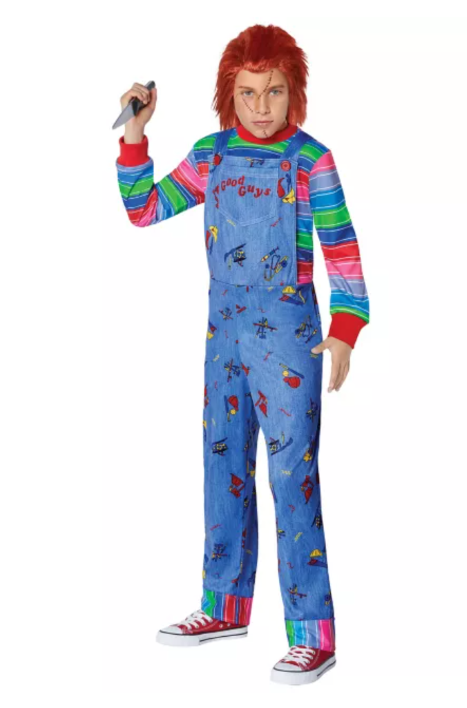 Kids Chucky Outfit Halloween Spirit Halloween, Size: BOYS S/M