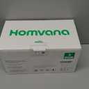 Homvana Small Humidifiers for Bedroom - 2 Packs 1.5L Cool Mist Top Fill Humidifier for Baby Nursery, Essential Oil Diffuser, 3 in 1 for Home Plants Offices and Grow Tents, 7 Color Lights, Ultrasonic