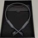 Swimming Bone Conduction Headphones with Night Safety Light, IP68 Waterproof 32G MP3 Memory, Soft Silicone Underwater Headphones,Submersible Sport Earbuds/Earphones for Swimming Diving-Obsidian Black