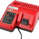 Replacement Charger for MK12 & for MK18 Multi-Volatge Rapid Charger for 48-59-1812 MK 12 Volt and 18 Volt XC Lithium-Ion Battery 48-11-2420 48-11-1815 48-11-1840 48-11-1841 48-11-1850