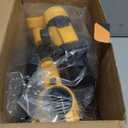 Paint Sprayer for House Painting, Paint Sprayer with 1000W Powerful Copper Motor, 1400ml (47oz) Container, 6 Brass Nozzles & LED Light, Easy to Clean for House, Fence, Furniture, DIY, Garden, Walls (Yellow)