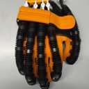Rehabilitation Robot Gloves, Finger Exerciser for Stroke Recovery Hand Glove Equipment Hand Function Rehabilitation (Orange Right Hand L)