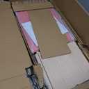 Tiny Land Wooden Dollhouse for Girls - 6 Rooms Wooden Doll House, DIY Pretend Doll House with 31Pcs Furniture Accessories, Creative Gift for Girl Ages 3+ (Pink)