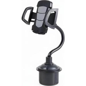 Car Cup Holder Phone Mount, Automotive 360 Rotatable Adjustable Gooseneck Height Cell Phone Cradle Mount Bracket Cradle Mount Car Cellphone Holder Vehicle-Mounted US