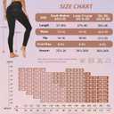 FULLSOFT 7 Pack Leggings for Women - High Waisted Tummy Control Workout Yoga Running Tights Pants L