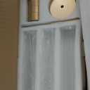 Hewory Gold Hurricane Candle Holders: Brass Candlestick Holders Set of 6 Tall Taper Candle Holders for Candlesticks Candle Sticks Holder Decor for Table Centerpiece Wedding Party Christmas Decorations