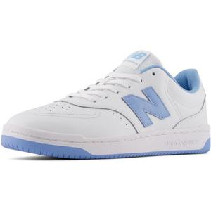 New Balance Men's 80 Sneaker (7, White/Light Blue)