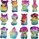 12-Piece Crystal Zodiac Figurines, 5cm Crystal Animal Art Collectibles for Desktop and Balcony Decor, Must-Have for Enthusiasts of Zodiac Signs and Chinese Zodiac