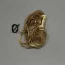 CJL HAIR Claw Clip Short Ponytail Hair Extensions DIY Bendable Metals Messy Bun Hair Piece for Wonen Wavy Curly Synthetic Fake Hairpieces Gloden Blonde and Beach Blonde Tips