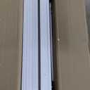 Furinno Jaya Book Shelf, 5-Tier Bookshelf, Bookcase with Adjustable Shelves, 9.5 x 24.5 x 71.2, for Organization and Storage, for Living Room, Bedroom, Home Office, White