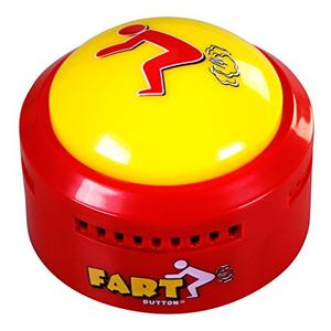 Talkie Toys Products Fart Button - Lights Up and Plays 20 Funny Fart Sounds - Fun Prank & Gag Gift - Funny Gift & Stocking Stuffer